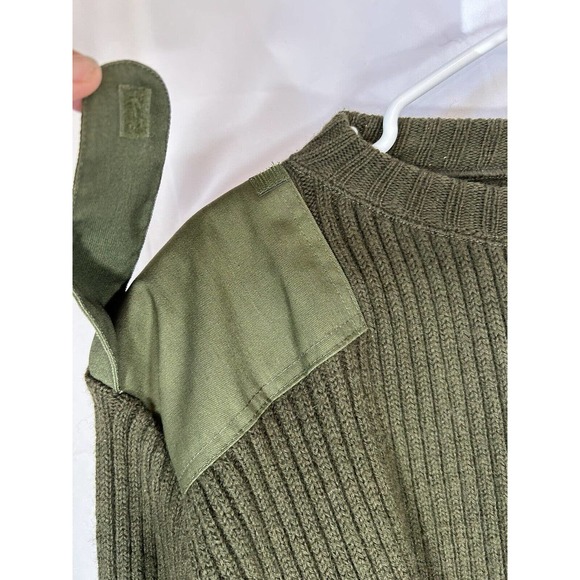 DSCP Valor Collection Army Green Military Warm Sweater Size 44 100% Wool - Picture 2 of 6